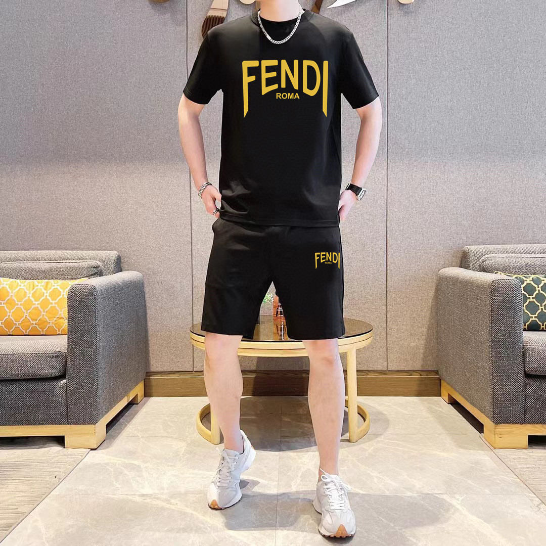 24SS フェンディスウェットセットアップ 上下服