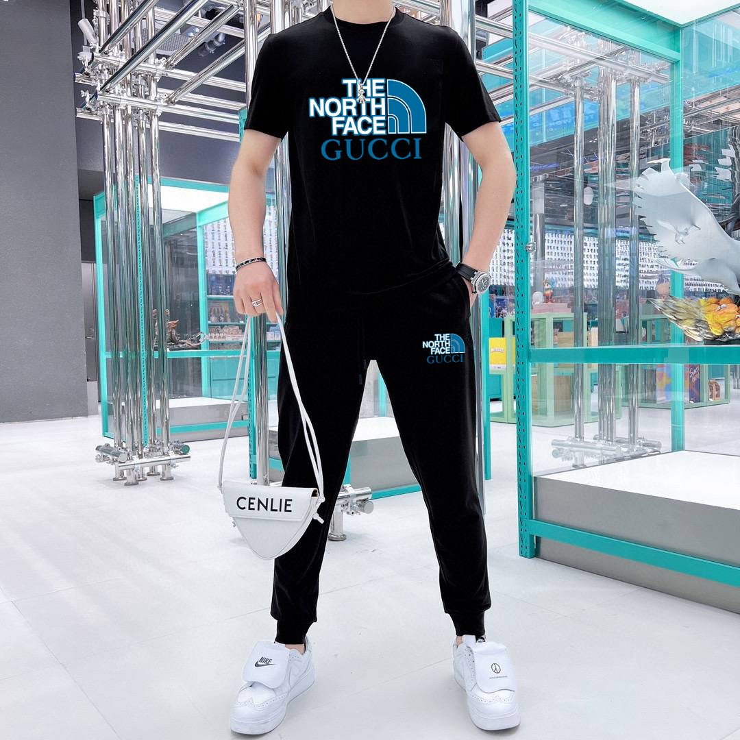 24SS グッチスウェットセットアップ 上下服