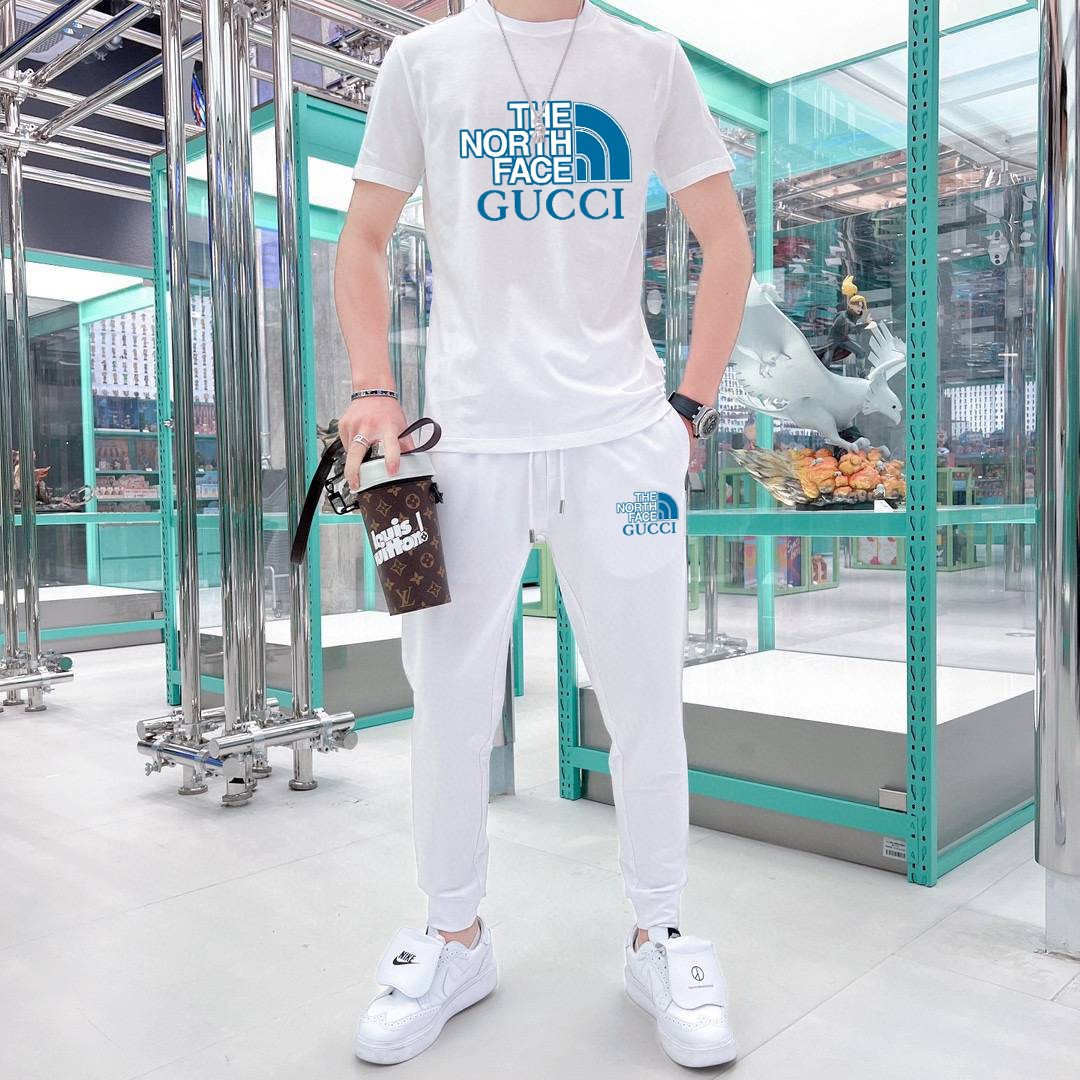 24SS グッチスウェットセットアップ 上下服