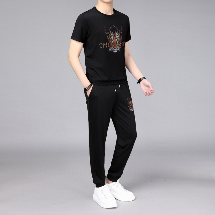 24SS グッチスウェットセットアップ 上下服