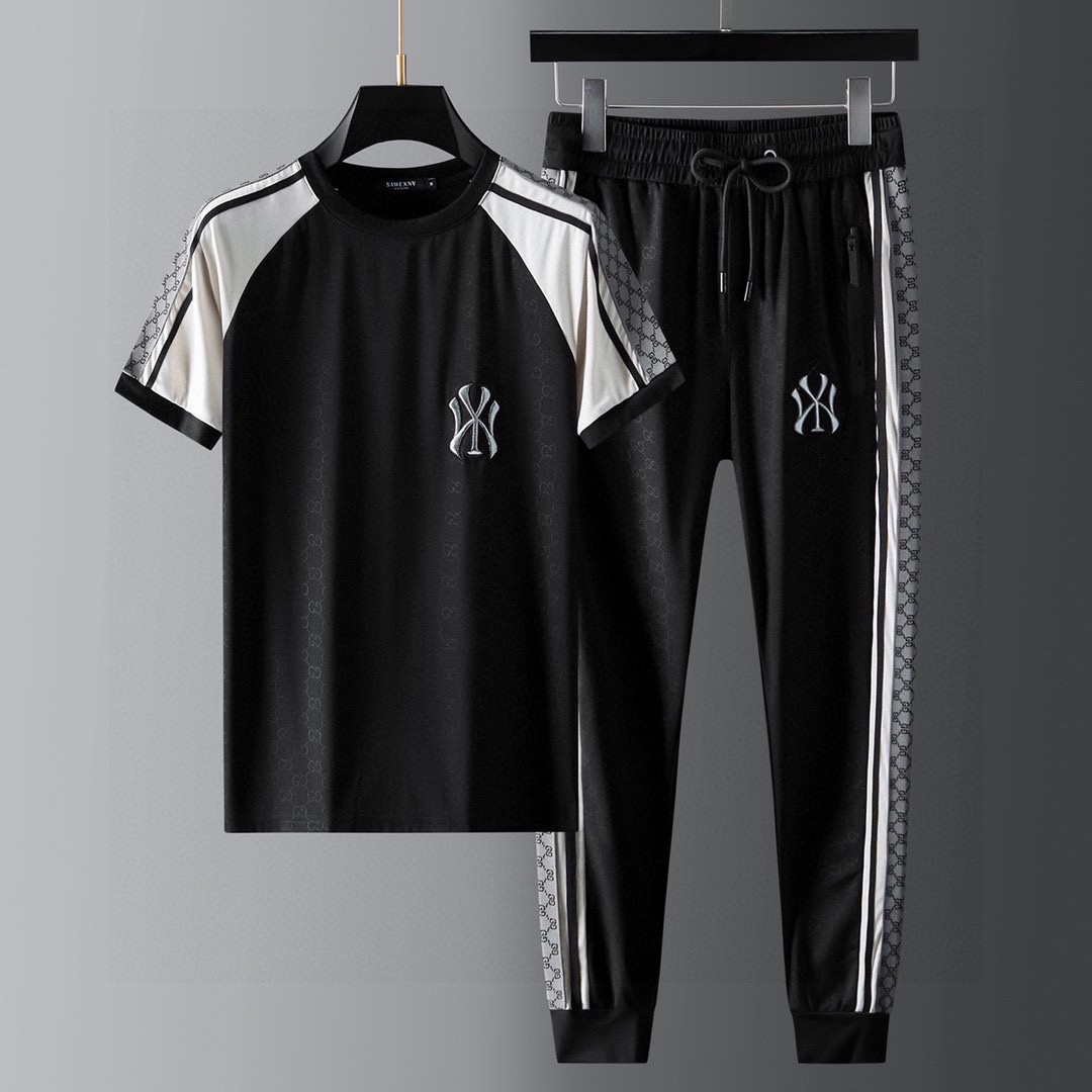 24SS グッチスウェットセットアップ 上下服