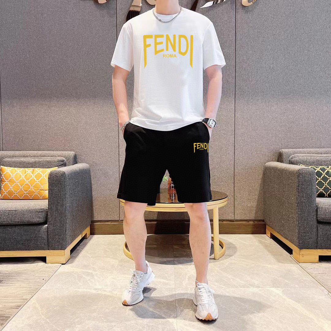 24SS フェンディスウェットセットアップ 上下服