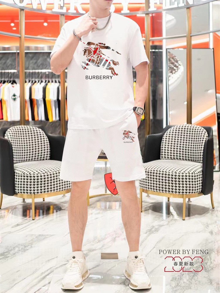 24SS バーバリー スウェットセットアップ 上下服