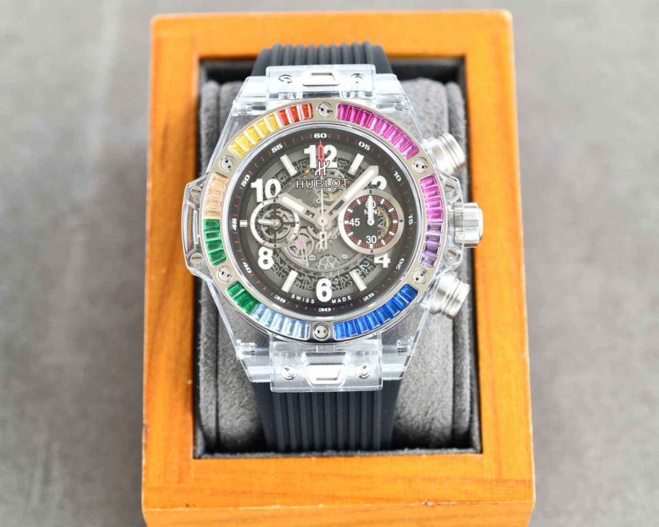 super ウブロ 腕時計 45mm 7500 ムーブメント搭載 多機能 A88