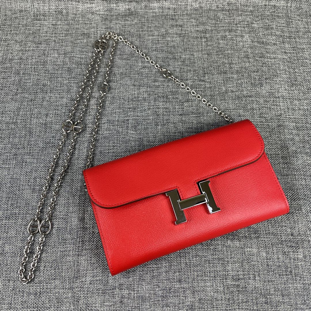 エルメス 2022SSKelly 22cm チェーンショルダーバッグ 2212