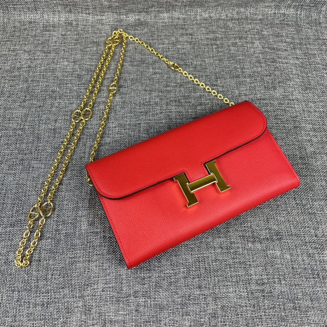 エルメス 2022SSKelly 22cm チェーンショルダーバッグ 2212