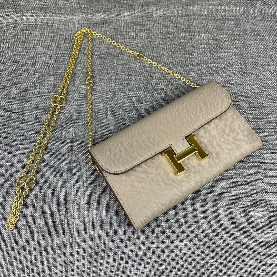 エルメス 2022SSKelly 22cm チェーンショルダーバッグ 2212