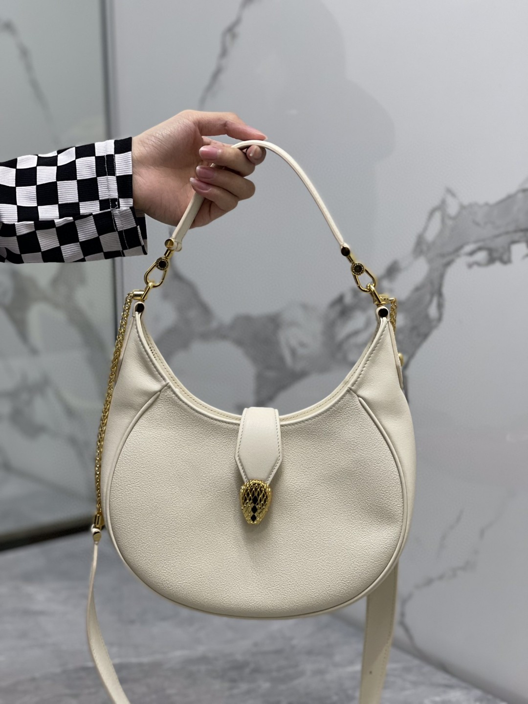 BVLGARI ブルガリ Best品質 25.5 2WAY ショルダーバッグ 2203