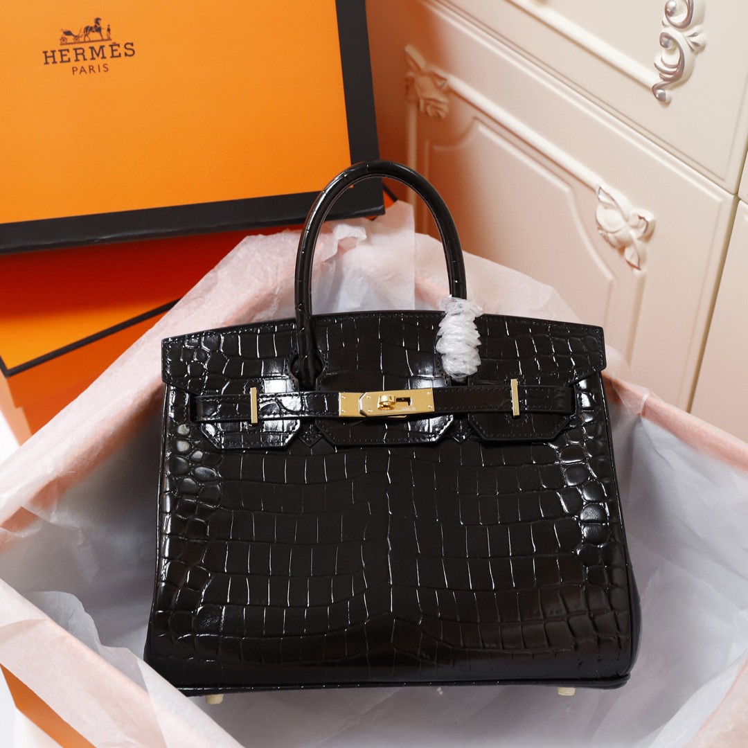 エルメス クロコ押し型 BIRKIN バーキン30/35cm