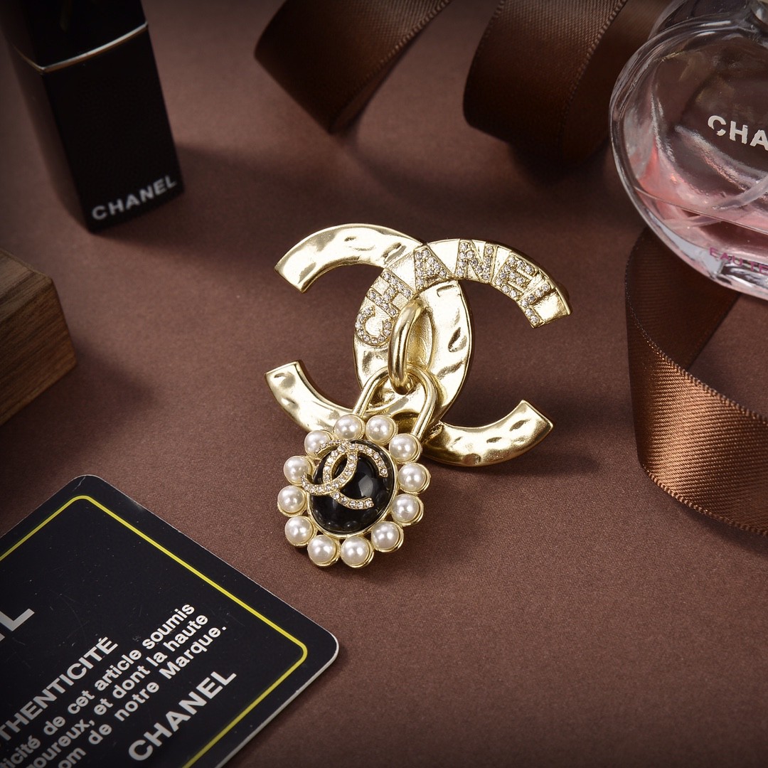 超美品 CHANEL シャネル ココマーク ブローチ