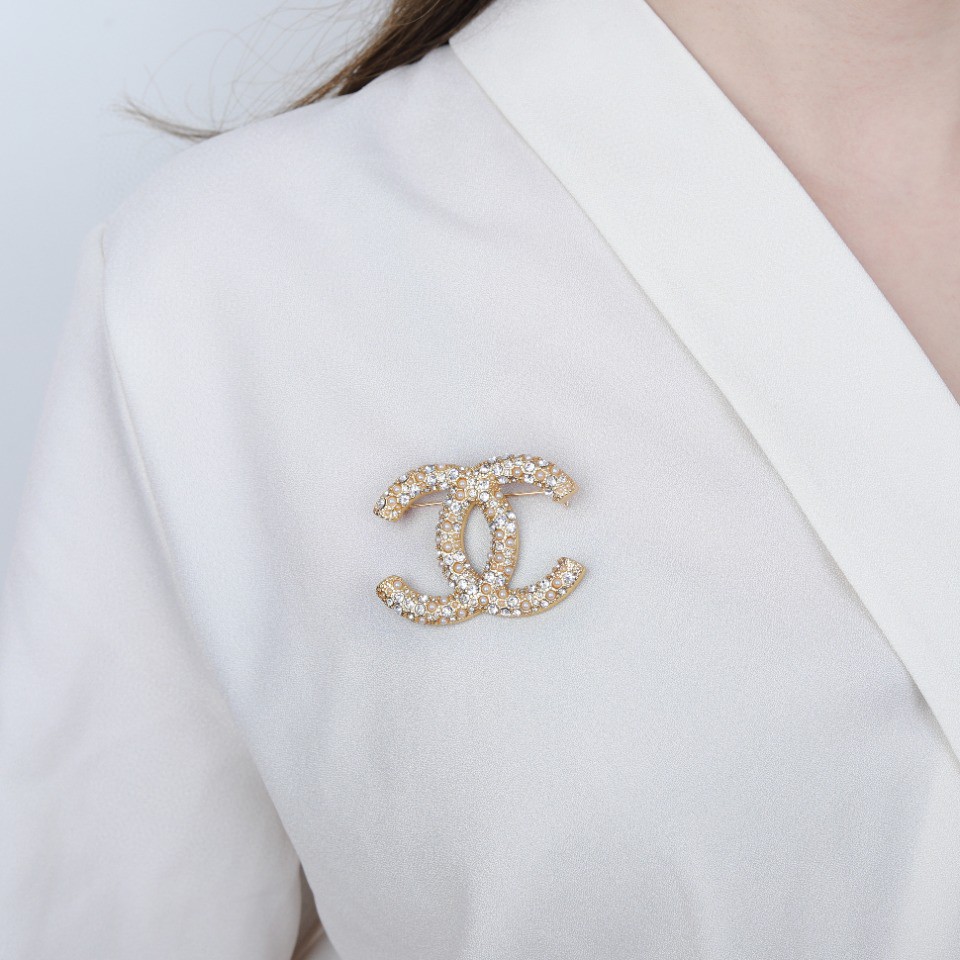 超美品 CHANEL シャネル ココマーク ブローチ