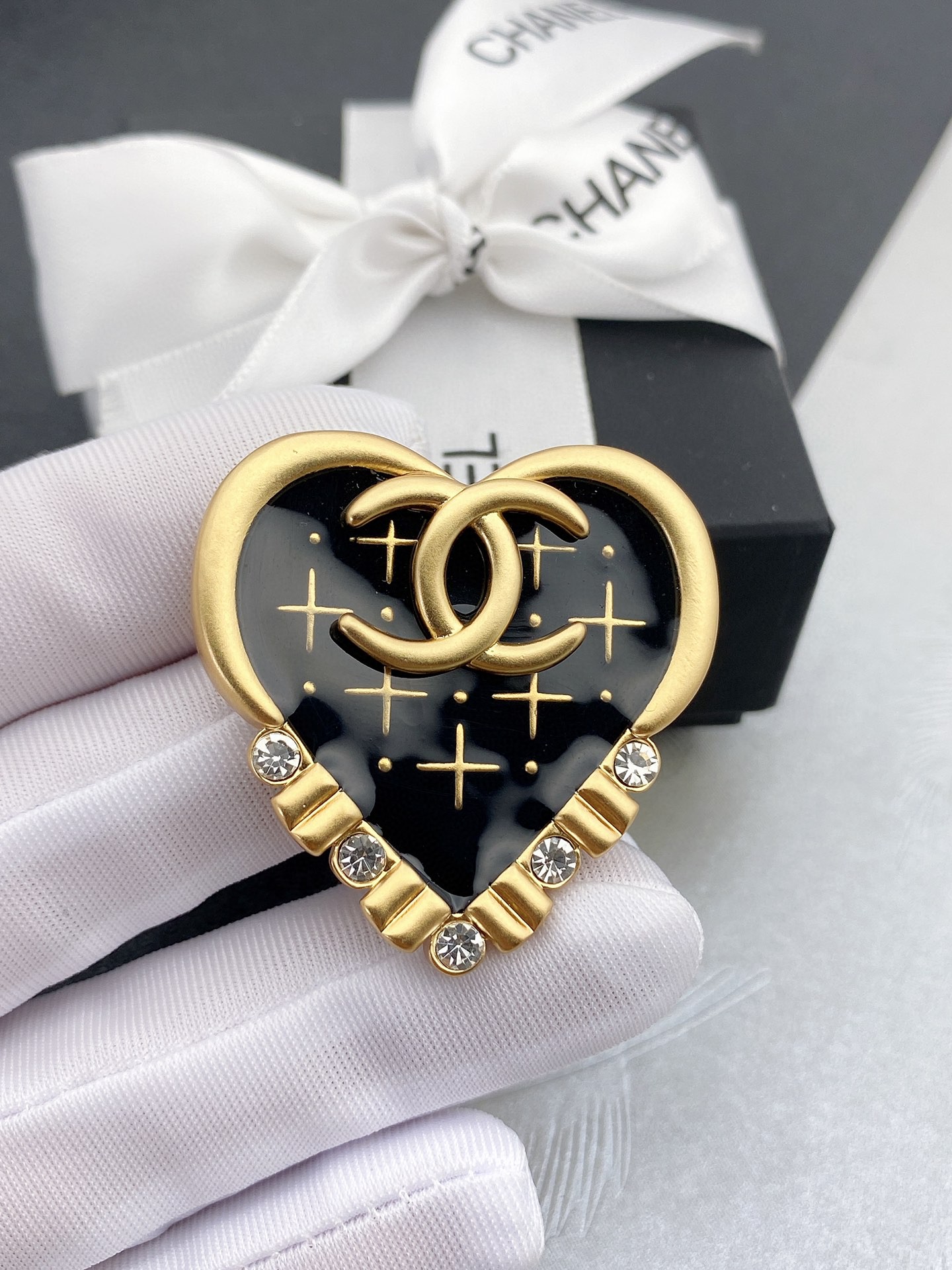 超美品 CHANEL シャネル ココマーク ブローチ